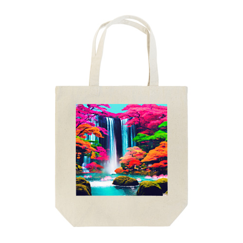 色彩滝 Tote Bag