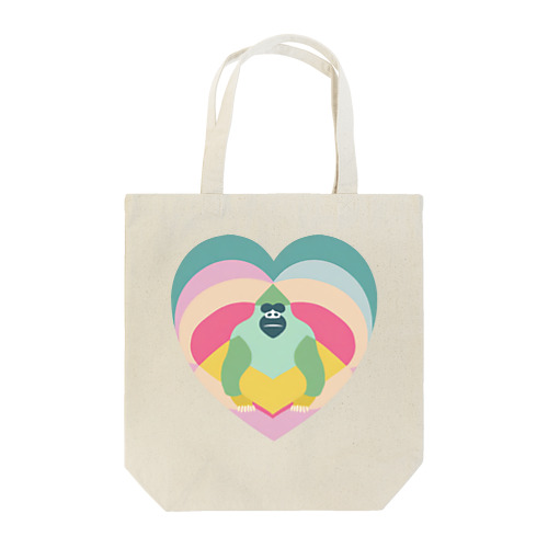 ハートゴリラ Tote Bag