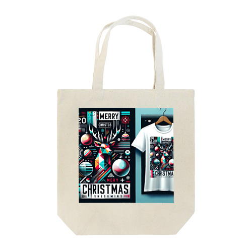 ジオメトリック・クリスマス Tote Bag
