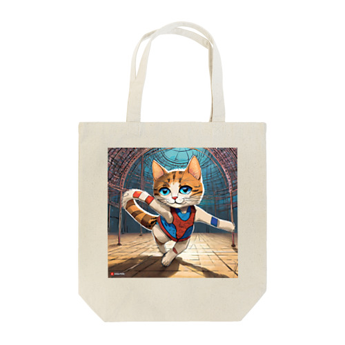 新体操する猫 Tote Bag