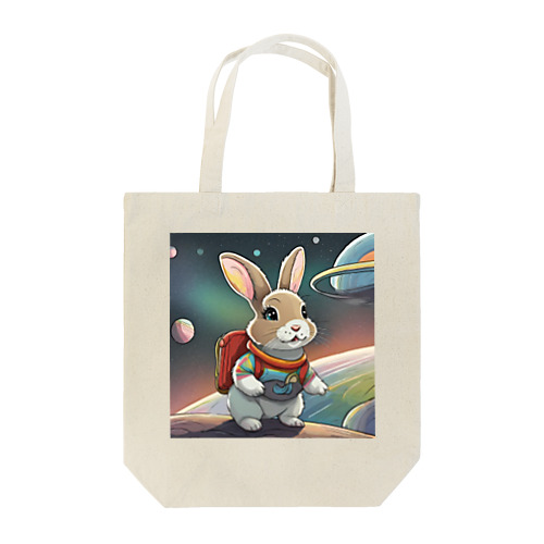 宇宙を旅するうさぎ2 Tote Bag