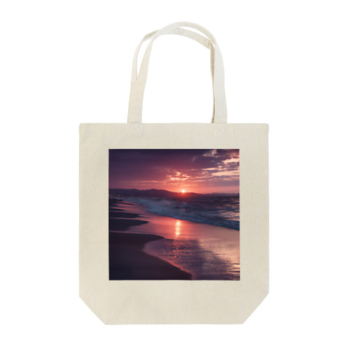 海辺の夕日 Tote Bag
