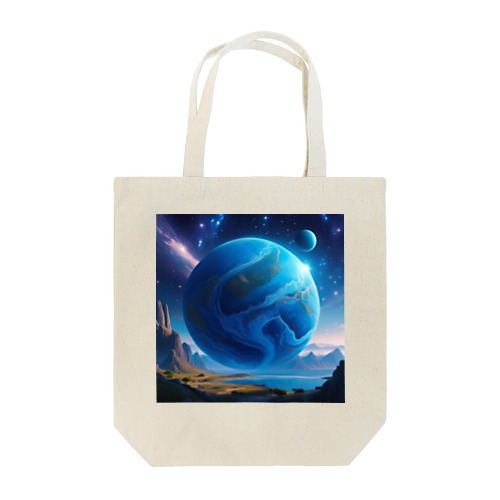 青き惑星のファンタジー Tote Bag