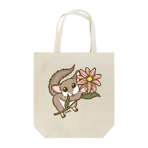 一輪のお花とアフリカヤマネ Tote Bag