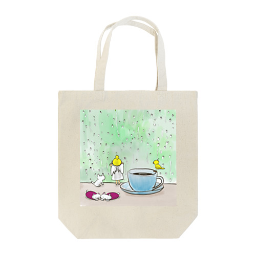 テーミス、雨の窓辺 Tote Bag