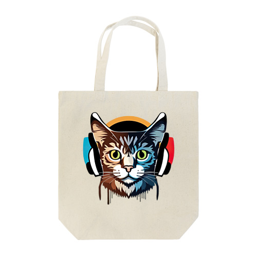 DJ Cat Tote Bag