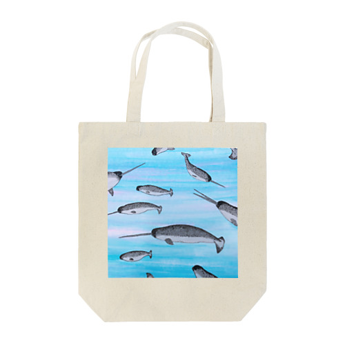 イッカクの群れ Tote Bag