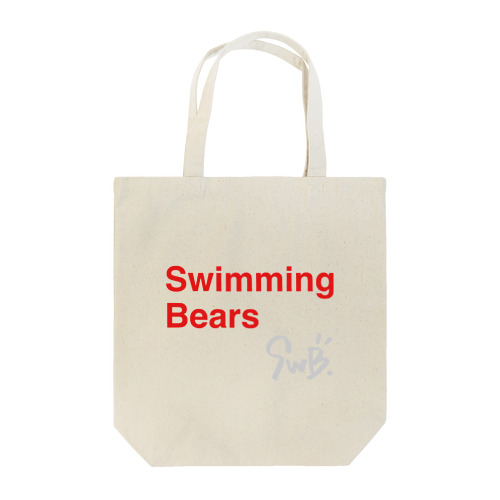 Swimming bears.   Tote Bag