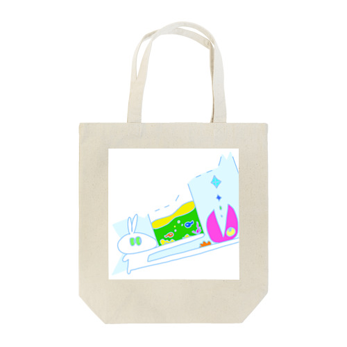 ハッキリ気分うさーびー Tote Bag