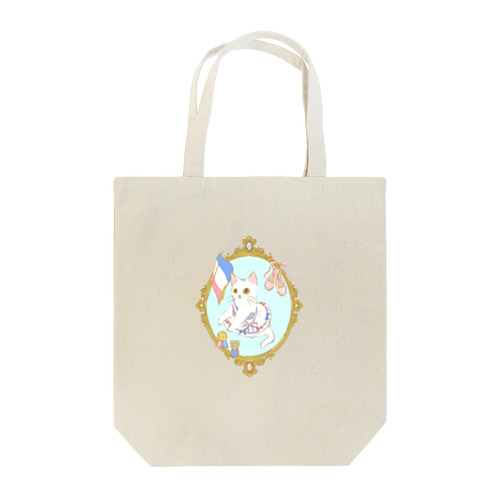 バレエ猫🐈パリの炎 Tote Bag