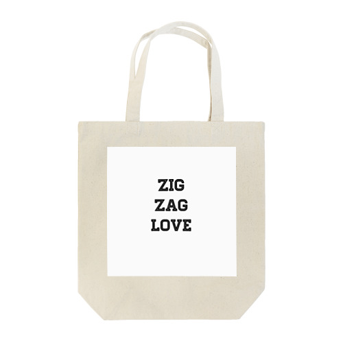 zigzag lovd Tote Bag