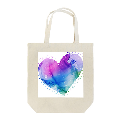 アルコールインクアート　(ハート) Tote Bag