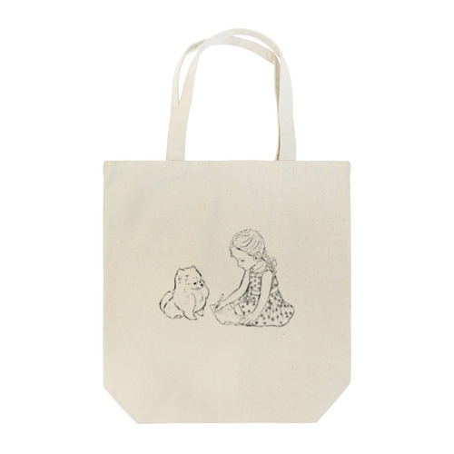 Drawing with “Memu”  Tote Bag