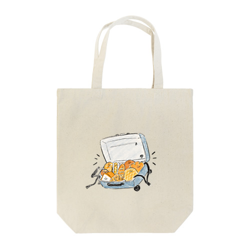 はるばるやってきたパン達 Tote Bag