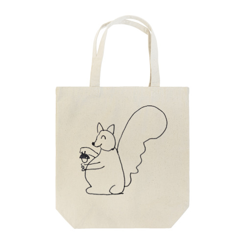 母が描いたリス Tote Bag