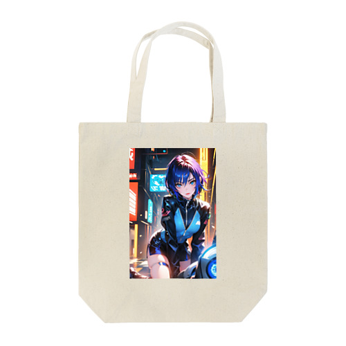 サイバーパンク　2次元美少女 Tote Bag