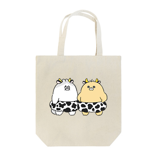 牛もっふるくんとやすにゃん Tote Bag