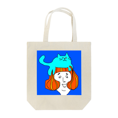 cat girl Tote Bag