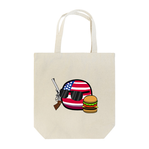 アメリカさん【ポーランドボール】【国旗】 Tote Bag