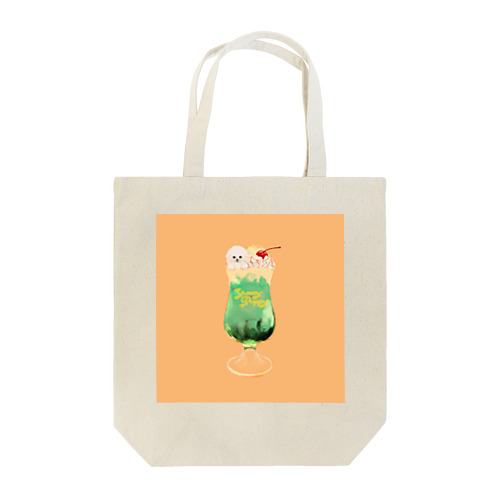 ビションフリーゼのクリームソーダ Tote Bag