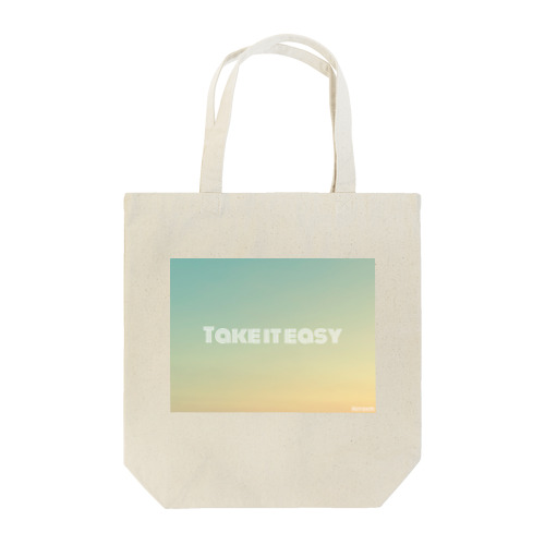 TAKE IT EASY トートバッグ