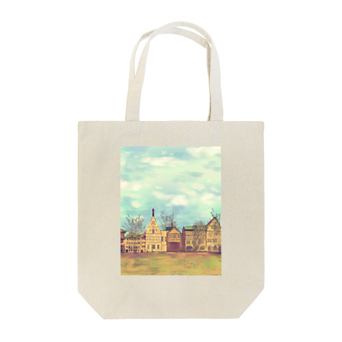 絵画のような街（冬色） Tote Bag