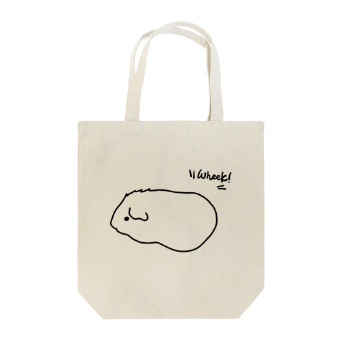 guineapig “Wheek！” Tote Bag