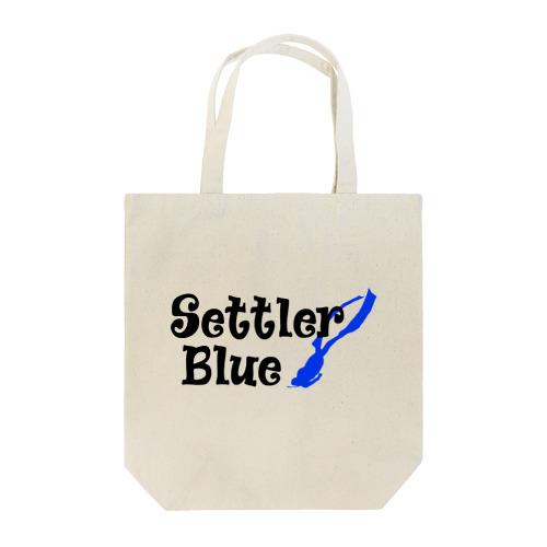 Settler -Blue Black トートバッグ