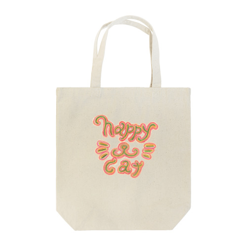 happy cat Tote Bag