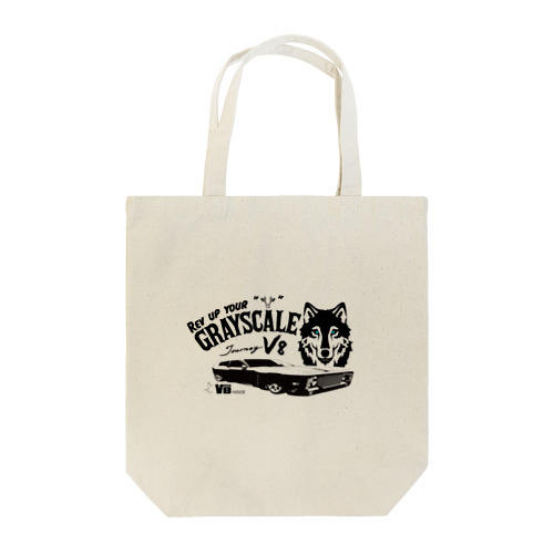 GRAY SCALE Journey V8(Black and white2) Tote Bag