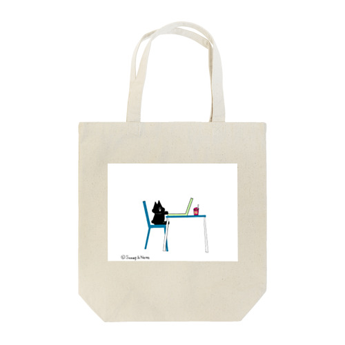 ネオンくん リモートワーク Tote Bag