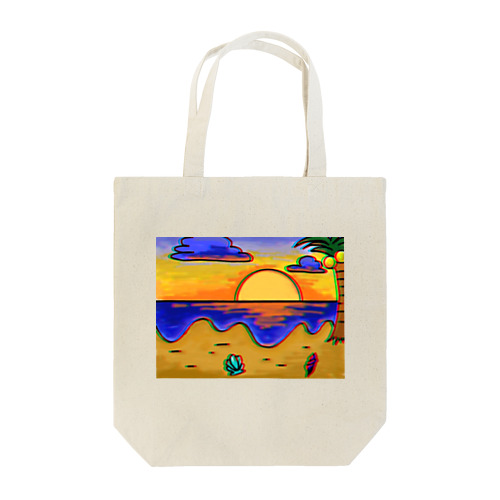Sunset sea Tote Bag