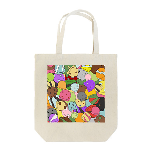 カラフルアイスクリーム Tote Bag