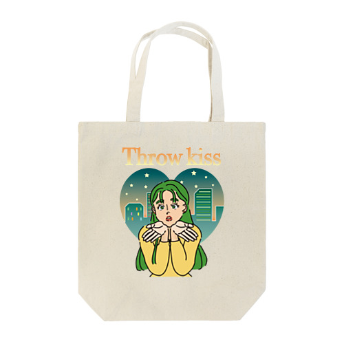 投げキッス女の子 Tote Bag