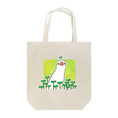 伸びる文鳥はいいぞ Tote Bag