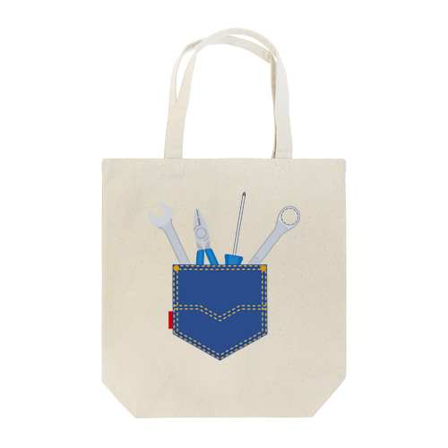  ポケットに入った工具 Tote Bag