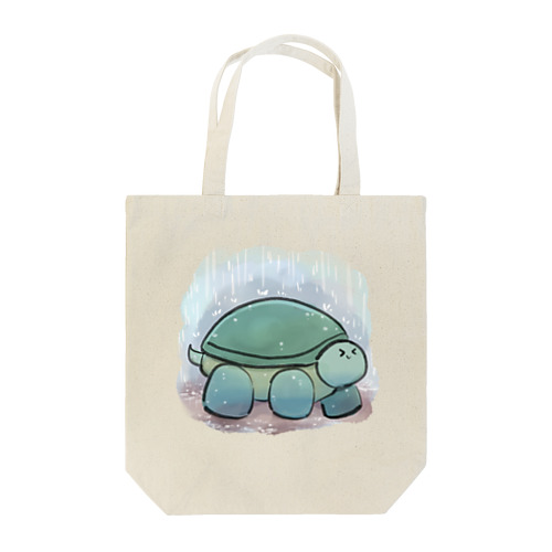 雨の亀 Tote Bag