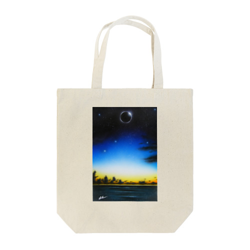 皆既月食の夜 Tote Bag