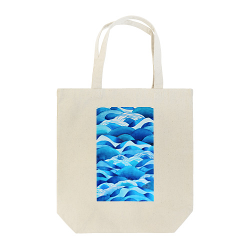 水彩画/波 Tote Bag