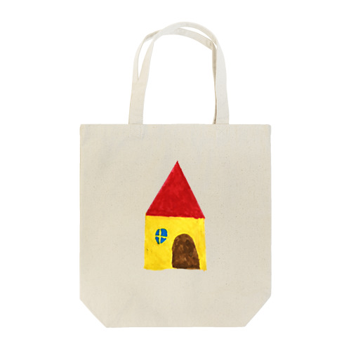 赤いさんかくハウス Tote Bag