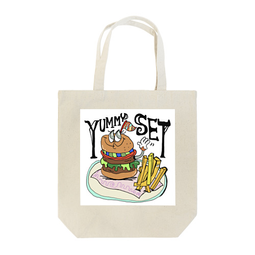 ハンバーガーヤミーセット⭐︎ Tote Bag