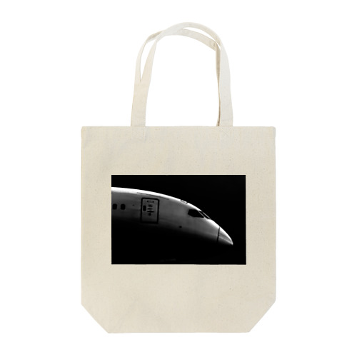 モノクロ飛行機 787 Tote Bag