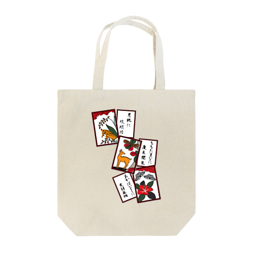 沖縄花札(猪鹿蝶) Tote Bag