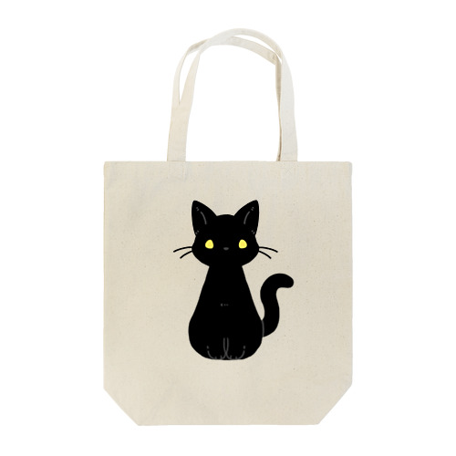 シンプルな金眼の黒猫さん Tote Bag