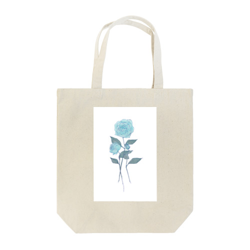 廃退の薔薇[水色] Tote Bag