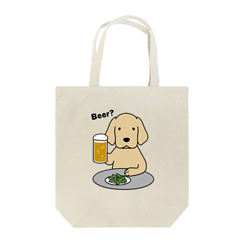 ビールと枝豆 Tote Bag