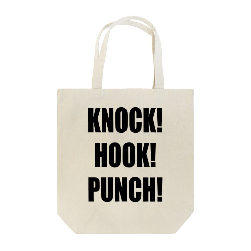 KNOCK! HOOK! PUNCH! トートバッグ