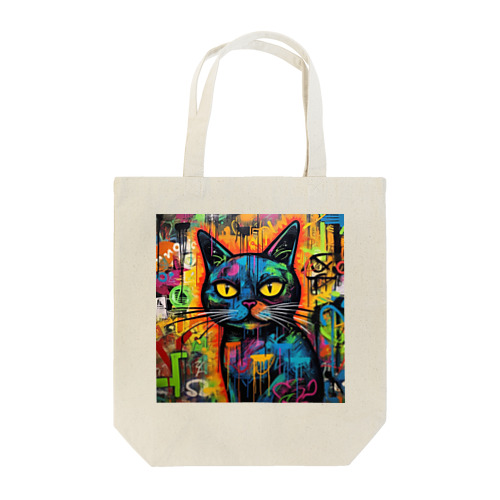 サイバーパンク猫 Tote Bag