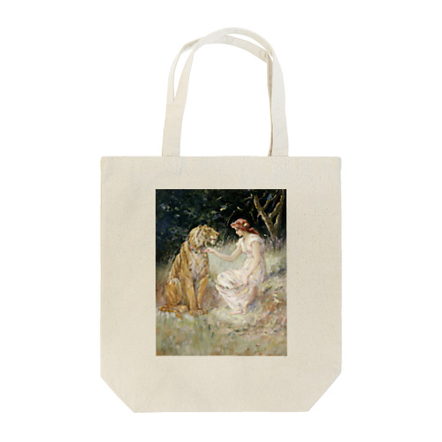 フレデリック・ステュアート・チャーチ《虎と女神》 Tote Bag