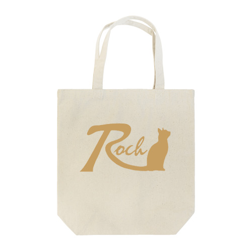 Rock cat Gold トートバッグ